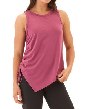 Threads For Thought Alison Cinched Jersey Tank - Red