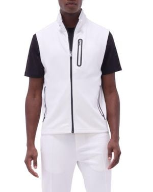Bugatchi Soft Touch Knit Vest - White