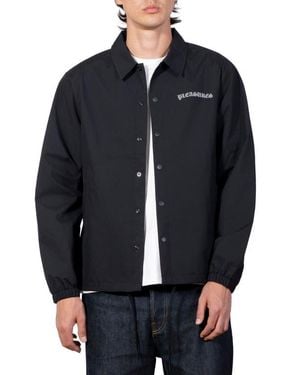 Pleasures Neural Logo Graphic Coach's Jacket - Black