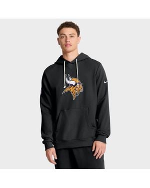 Nike Minnesota Vikings Sideline Initial Home Performance Pullover Hoodie - Black
