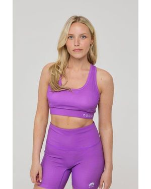 OOSC High Support Elite Crossback Sports Bra - Purple