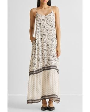 REISTOR Flowy Maxi Dress - Natural