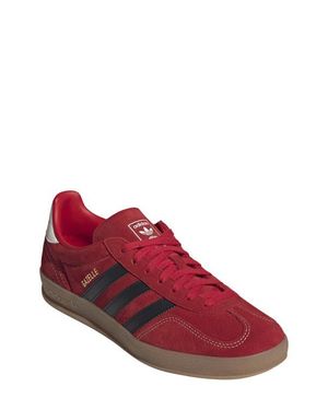 adidas gazelle silver green womens adidas Originals Gazelle Shoes - Red/Black main image 0