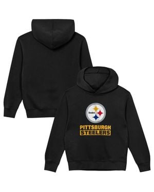 Outerstuff Toddler Pittsburgh Steelers Back To Basics Hoodie - Black