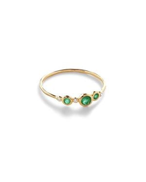 Monica Vinader Mv Siren Lab Grown Diamond & Gem Ring - Blue