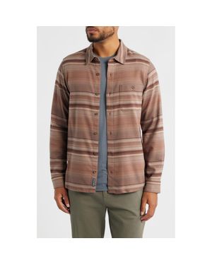 Free Fly Seawool Flannel Button-Up Shirt - Brown