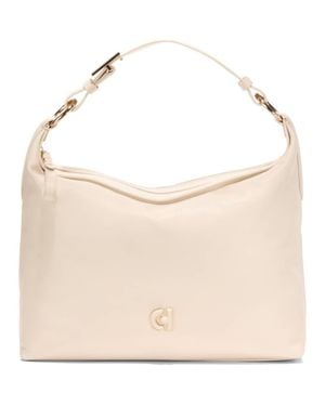 Cole Haan Kamila Leather Hobo Bag - Natural