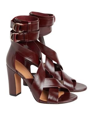 Cynthia Rowley Cece Wrap Heel - Brown