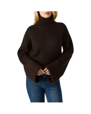 Steve Madden Adelade Turtleneck Sweater - Black
