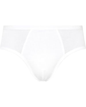 Hanro Cotton Pure Cotton Brief - White