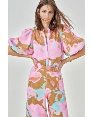 Lanhtropy Bubble Linen Shirt - Multicolor