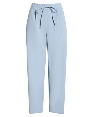 Vince Camuto Stripe Drawstring Waist Pants - Blue