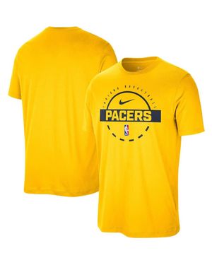 Nike Indiana Pacers Authentic Practice T-Shirt - Yellow