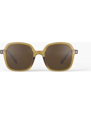 Izipizi Office 52Mm Square Sunglasses - Brown