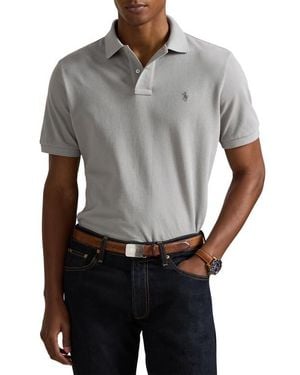 Polo Ralph Lauren The Iconic Cotton Mesh Polo - Gray