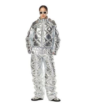 MCM Apres-Ski Quilted Puffer Jacket - White