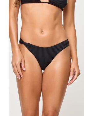 LSPACE Chrissy Bikini Bottoms - Black