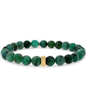 Mr Lowe by Sheryl Lowe Mr Lowe Bead Bracelet With Plain Rondelle - Green
