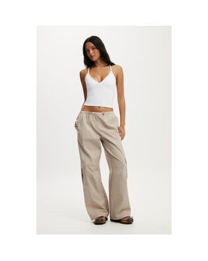 Cotton On Active Woven Utility Pant - Natural