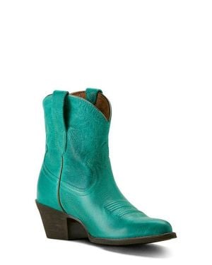 Ariat Maggie J Toe Short Western Boot - Green
