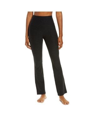 Beyond Yoga Practice Space Dye High Waist Pants - Black
