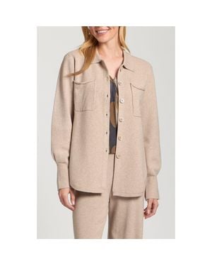 Apny Luxe Shacket - Natural