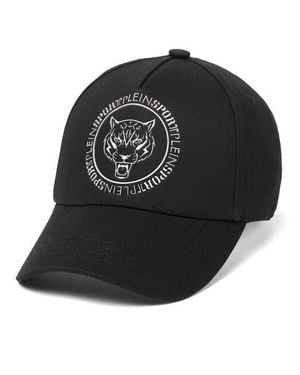 Philipp Plein Baseball Cap Carbon Tiger - Black