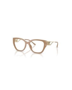 Michael Kors 54Mm Square Optical Glasses - Natural