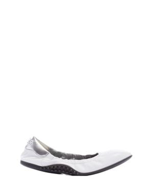 P448 Stella Ballet Flat - White