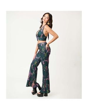 Smak Parlour 1970's Find Your Flare Pants - Blue