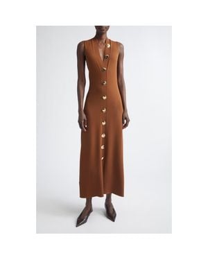 Altuzarra Axia Maxi Sweater Dress - Brown