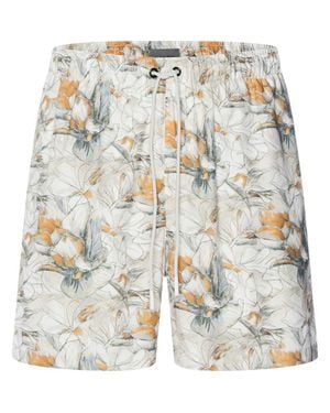 Hanro Travelwear Organic Cotton Floral Shorts - Multicolor