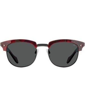 American Optical Sirmont 53Mm Wayfarer Nylon Non Polarized - Black