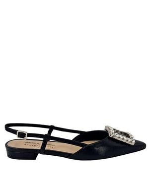 Madison Maison Sling Back Flat - Black