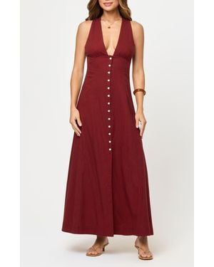 LSPACE Arlo Maxi Cover-Up Dress - Red