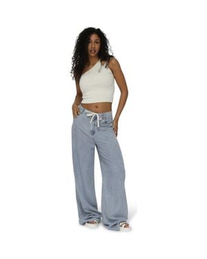 Belle & Bloom Set On You Wide Leg Pant - Blue