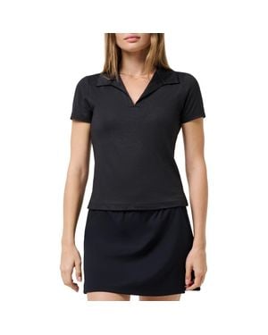 Travis Mathew Skyloft Light Short Sleeve Polo - Black