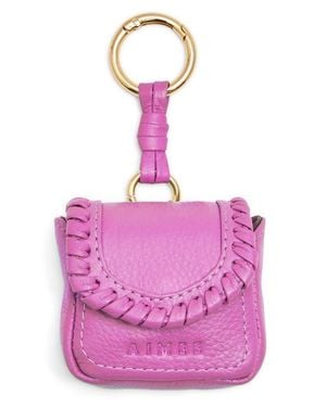 Aimee Kestenberg All For Love Leather Bag Charm - Pink