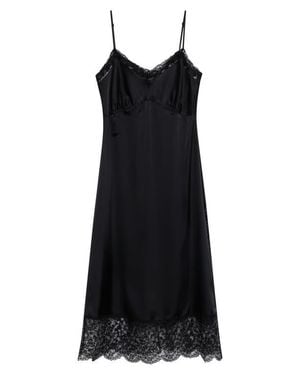 Simone Rocha Lace Trim Slipdress - Black