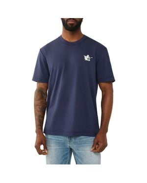 TRUE RELIGION World Tour Graphic T-Shirt - Blue