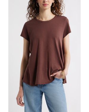 Treasure & Bond Cotton Swing T-Shirt - Red