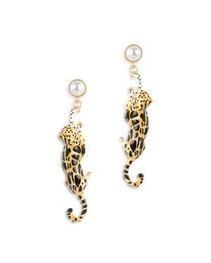 Bill Skinner Studio Clouded Drop Earrings - Metallic