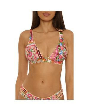 Lucky Brand Verona Triangle Bikini Top - Brown