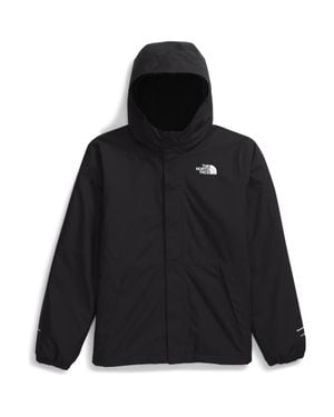 The North Face Kids' Antora Water Repellent Rain Jacket - Black