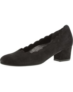 Gabor Scalloped Pump - Black