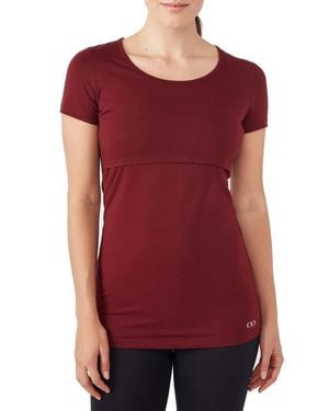 Modern Eternity Maternity Maternity/Nursing Tee - Red