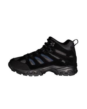 Kingsize Lace Up Hiking Boots - Black