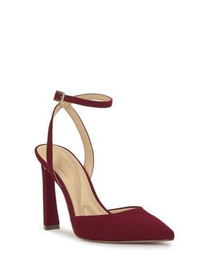 Jessica Simpson Ocanna Ankle Strap Pointed Toe Pump - Red