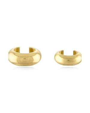 BEN ONI Set Of 2 Polished Ear Cuffs - Metallic