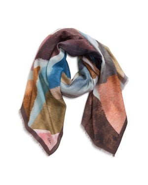 Echo Gallery Fringe Scarf - Multicolor
